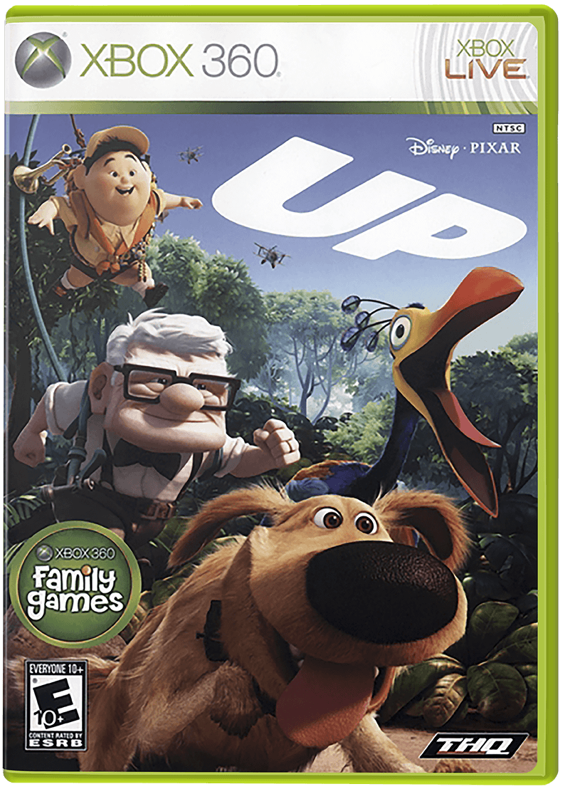Disney Pixar Up box art for Xbox 360